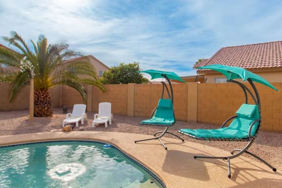 Heated Pool King Bed Firepit Work Station